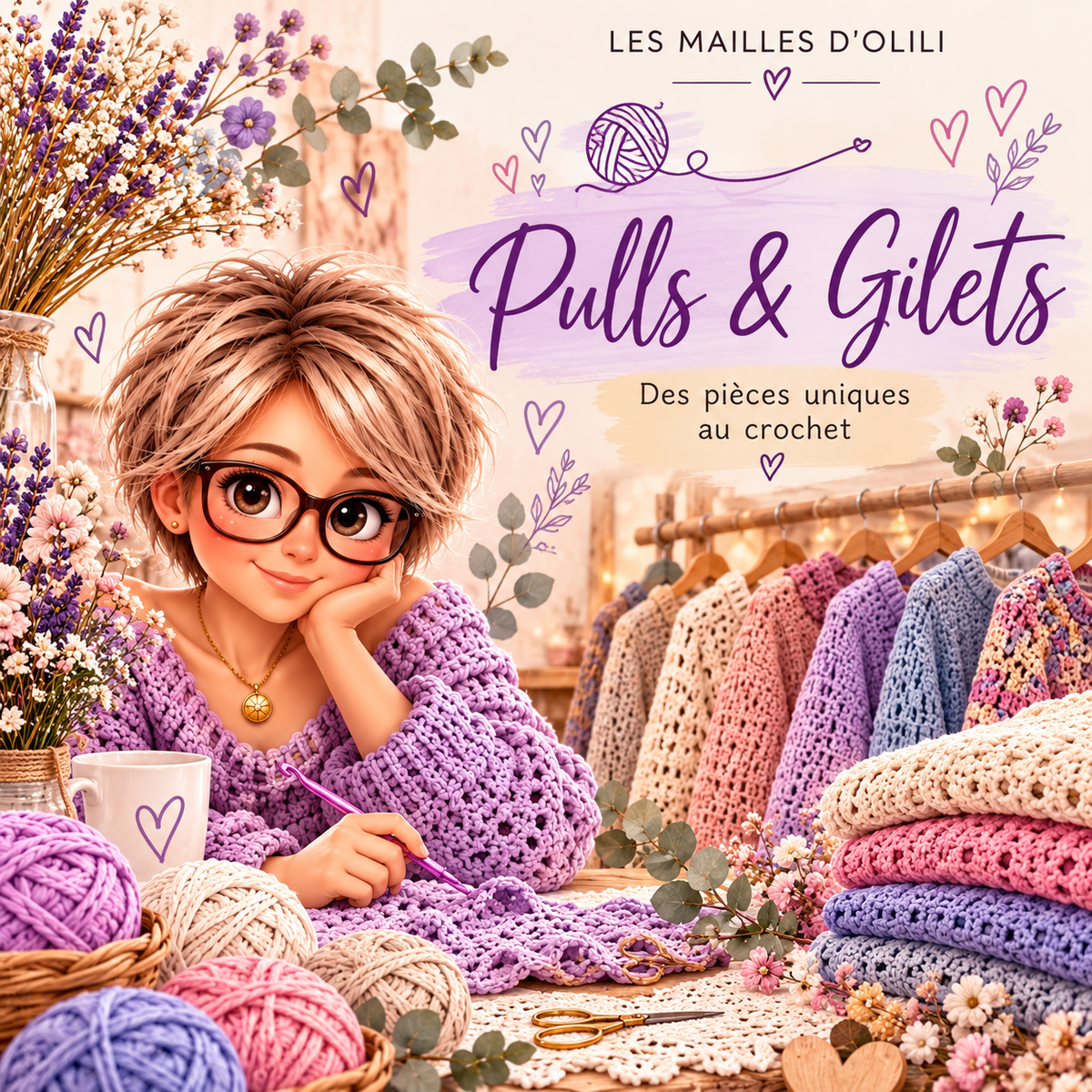 🧶 Pulls & Gilets au crochet