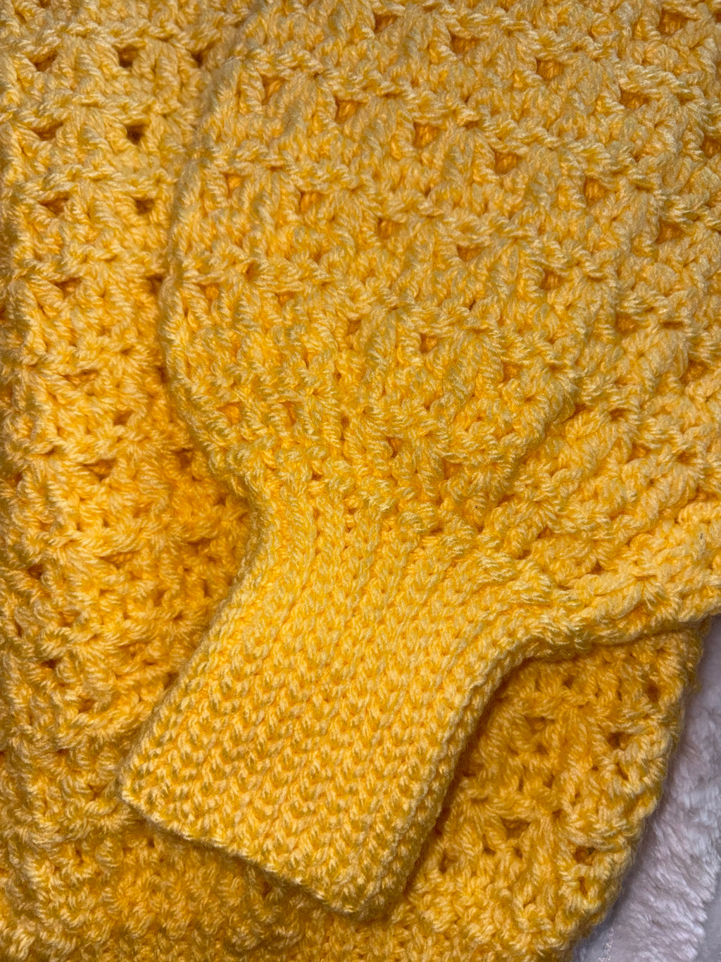 ☀️ Pull Mimosa - Fait main au crochet
