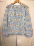 ☁️ Pull Céleste - Fait main au crochet
