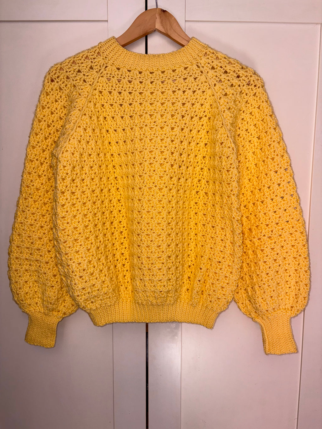 ☀️ Pull Mimosa - Fait main au crochet
