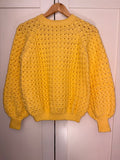 ☀️ Pull Mimosa - Fait main au crochet