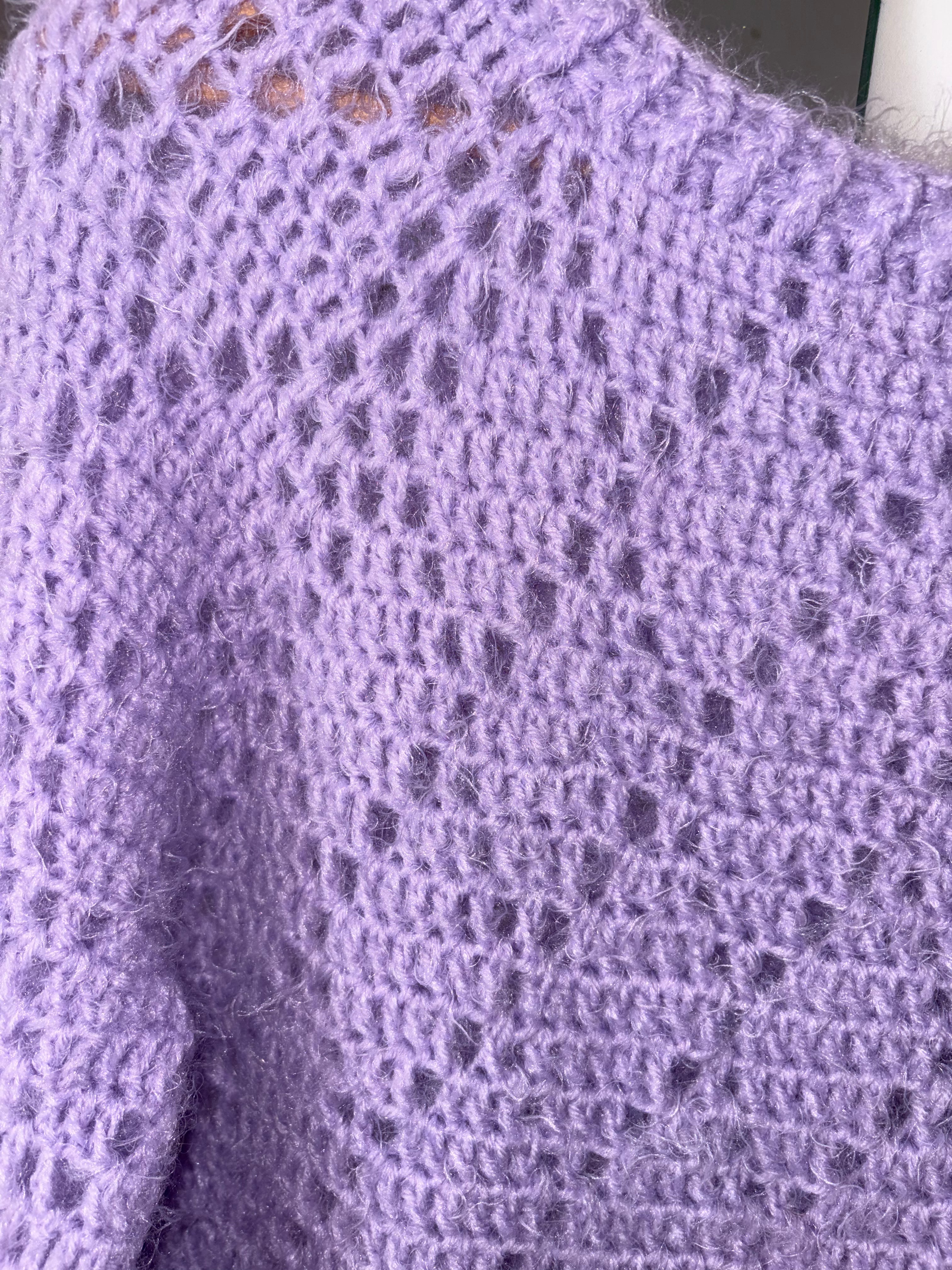 🪻Pull Lavande - Fait main au crochet