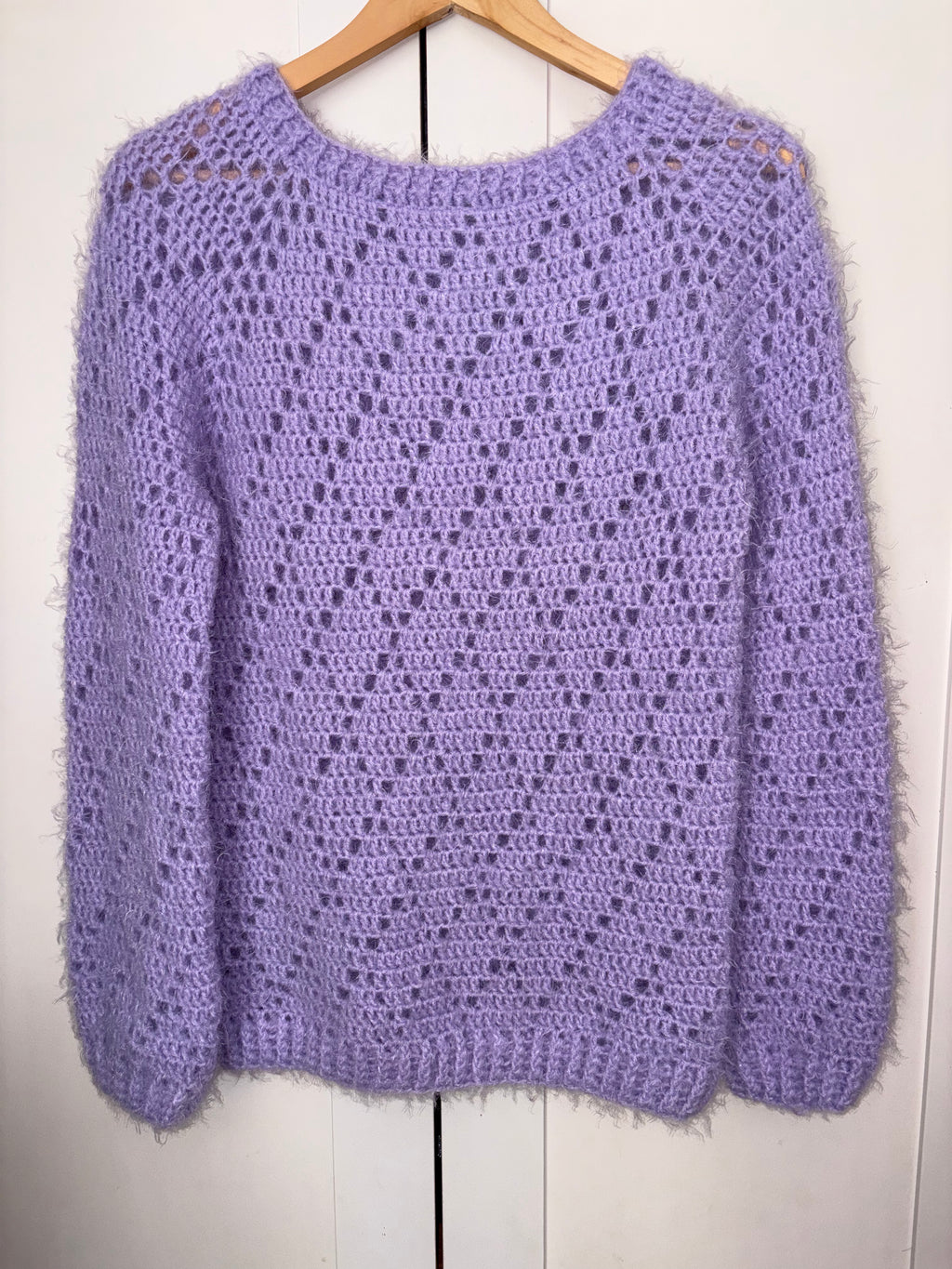 🪻Pull Lavande - Fait main au crochet