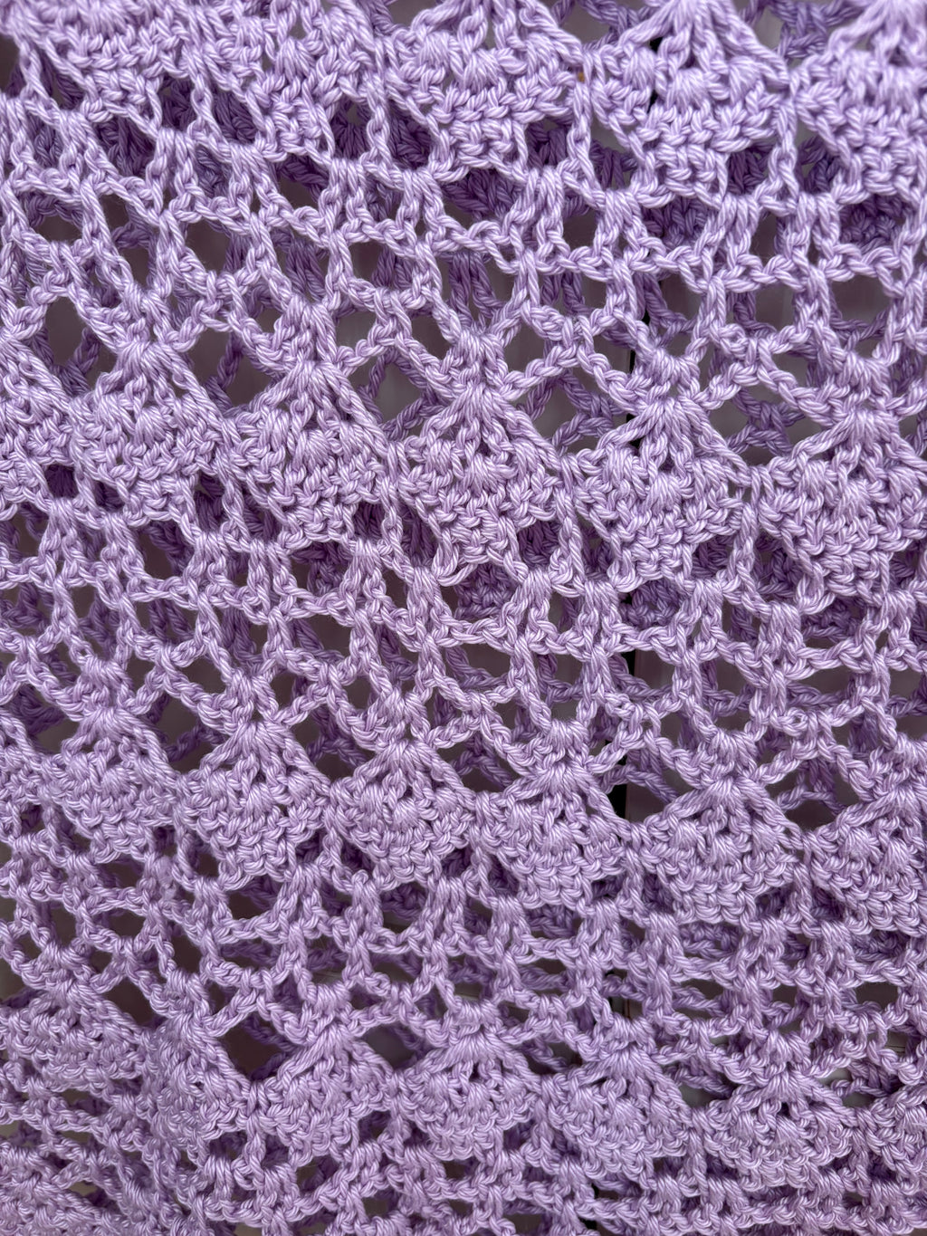 💜 Top Glycine - Fait main au crochet