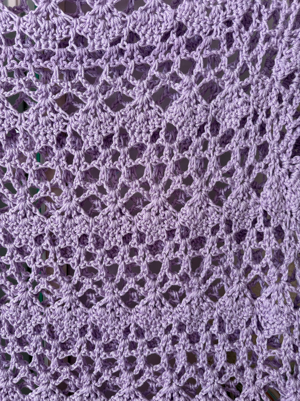 💜 Top Glycine - Fait main au crochet
