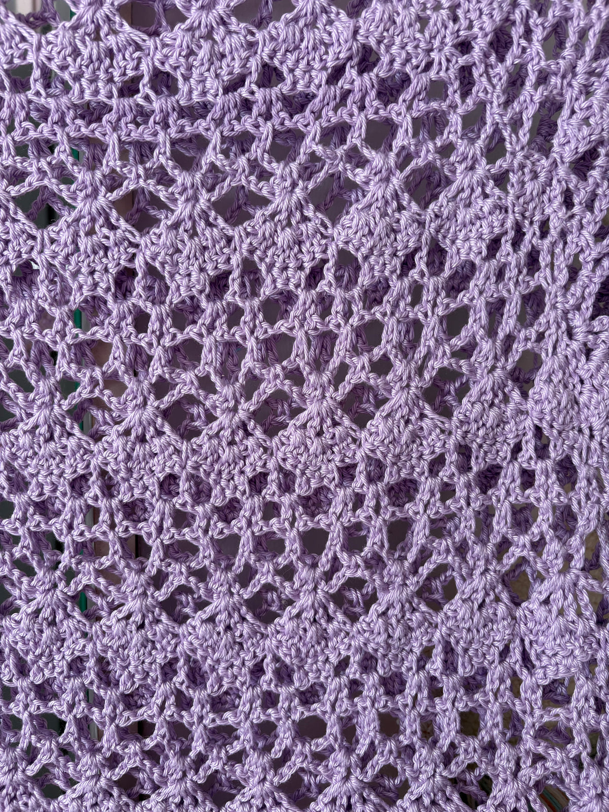 💜 Top Glycine - Fait main au crochet