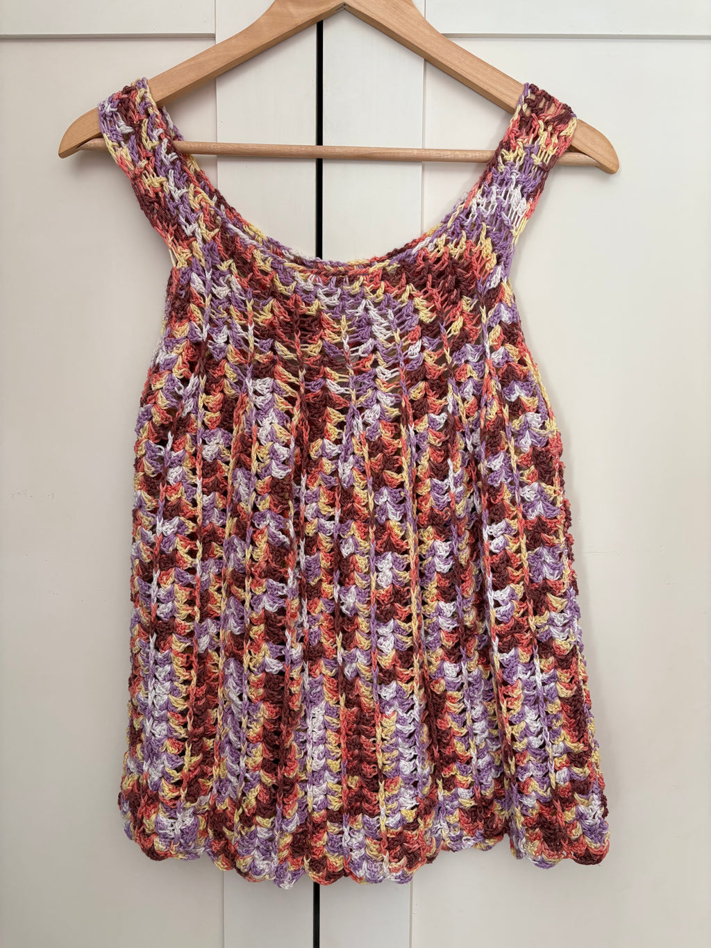 🌅 Débardeur Soléa - Fait main au crochet