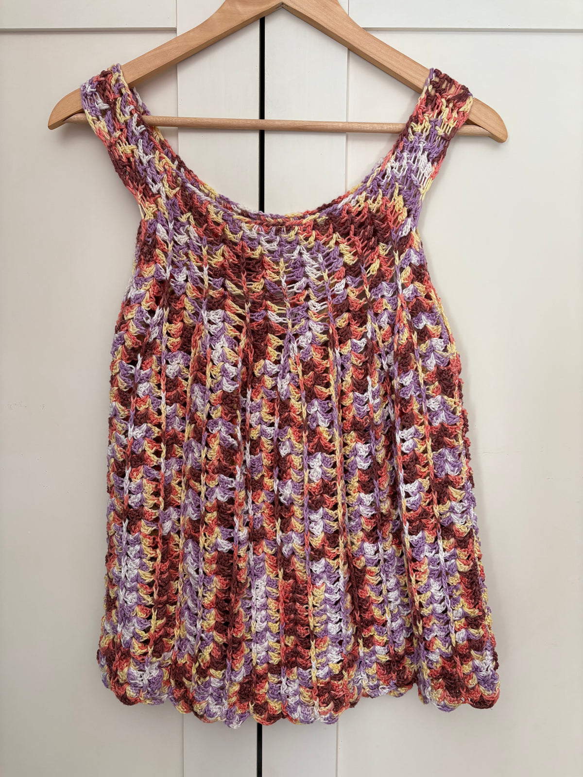 🌅 Débardeur Soléa - Fait main au crochet