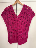 💖 Top Framboise - Fait main au crochet