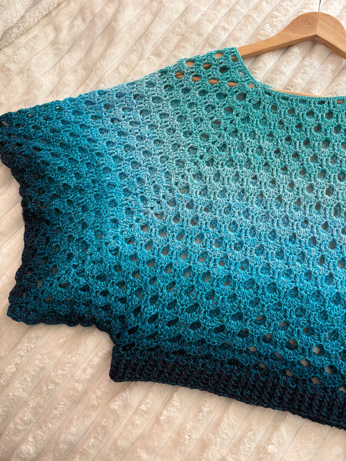 🐚 Top Lagune - Fait main au crochet