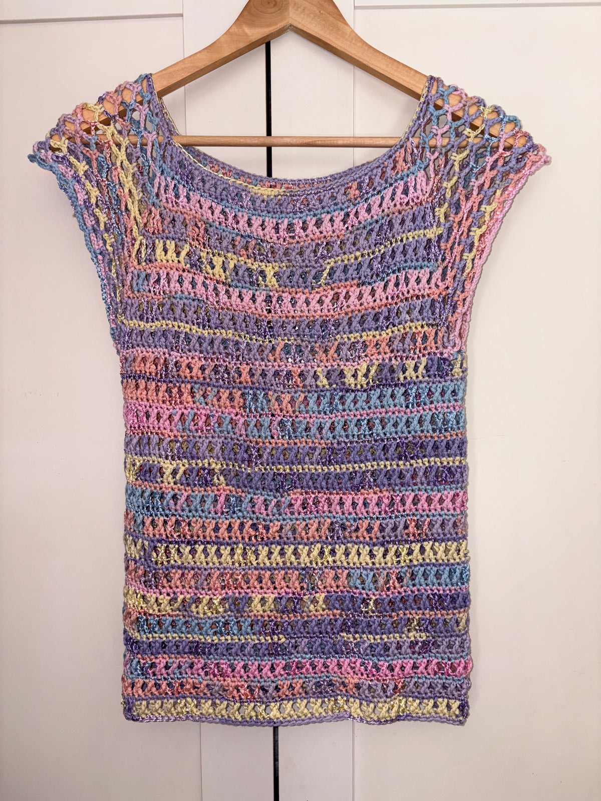 🌸 Top Iris - Fait main au crochet