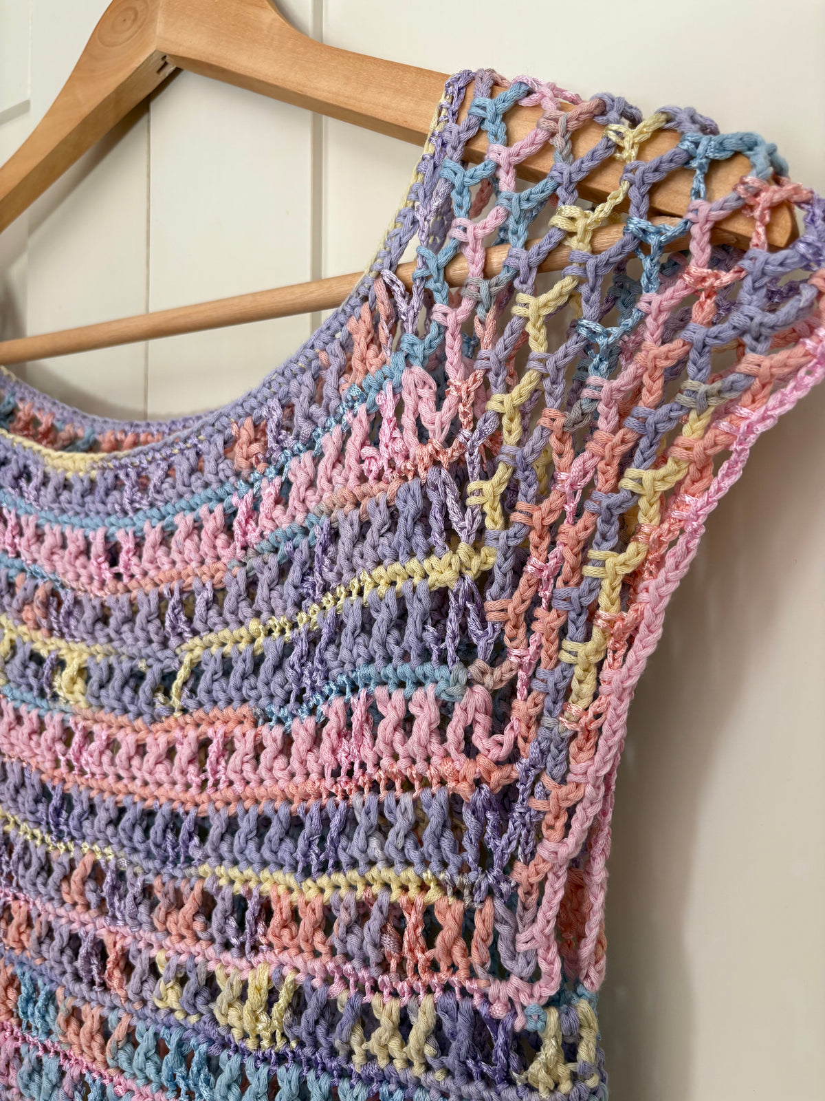 🌸 Top Iris - Fait main au crochet