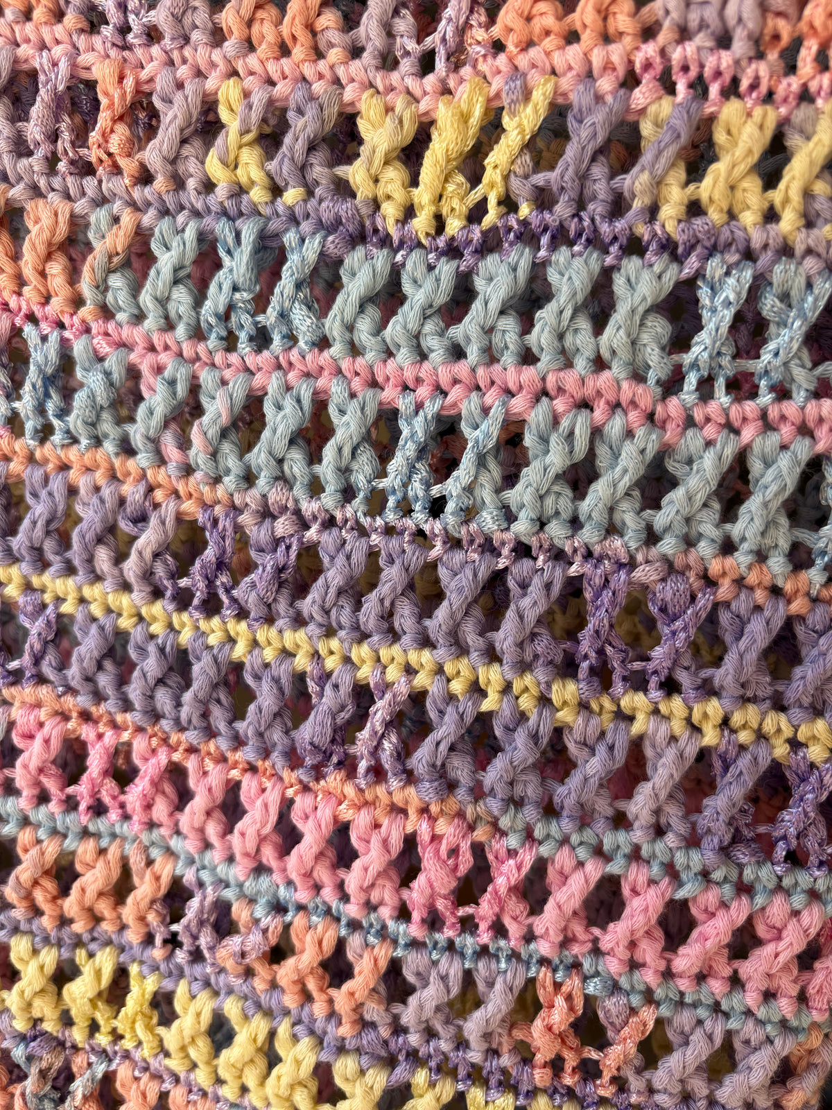 🌸 Top Iris - Fait main au crochet