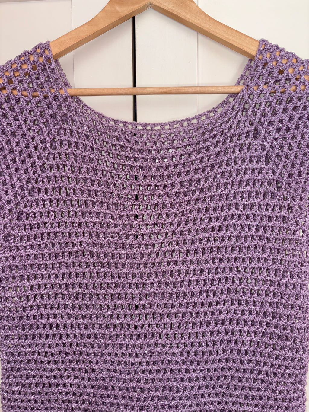 ✨ Top Améthyste - Fait main au crochet