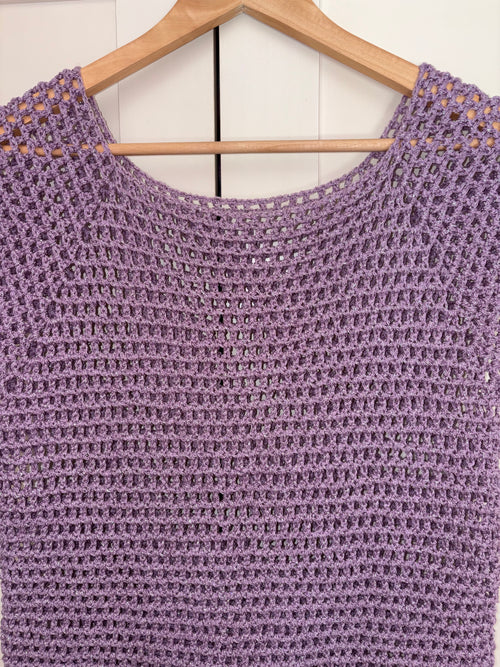 ✨ Top Améthyste - Fait main au crochet