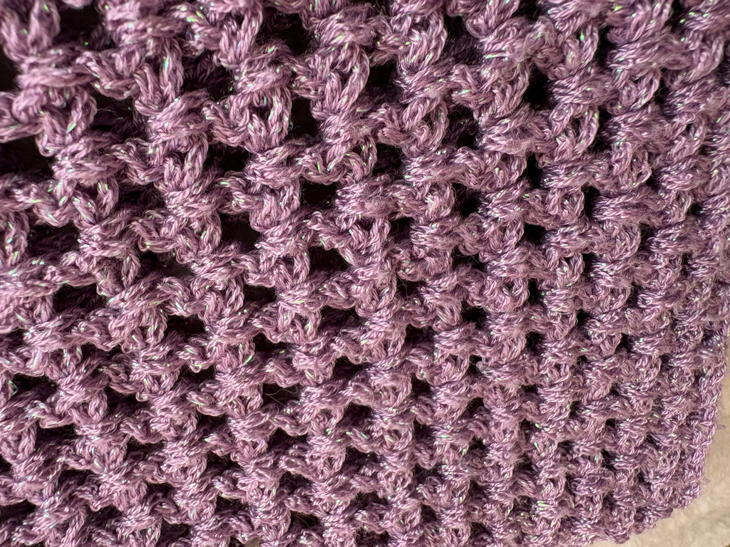 ✨ Top Améthyste - Fait main au crochet