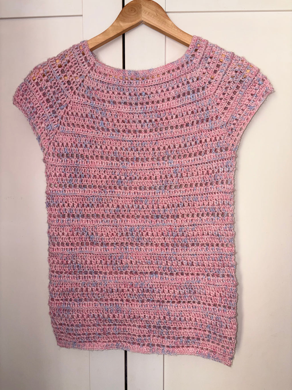 🩷 Top Guimauve - Fait main au crochet