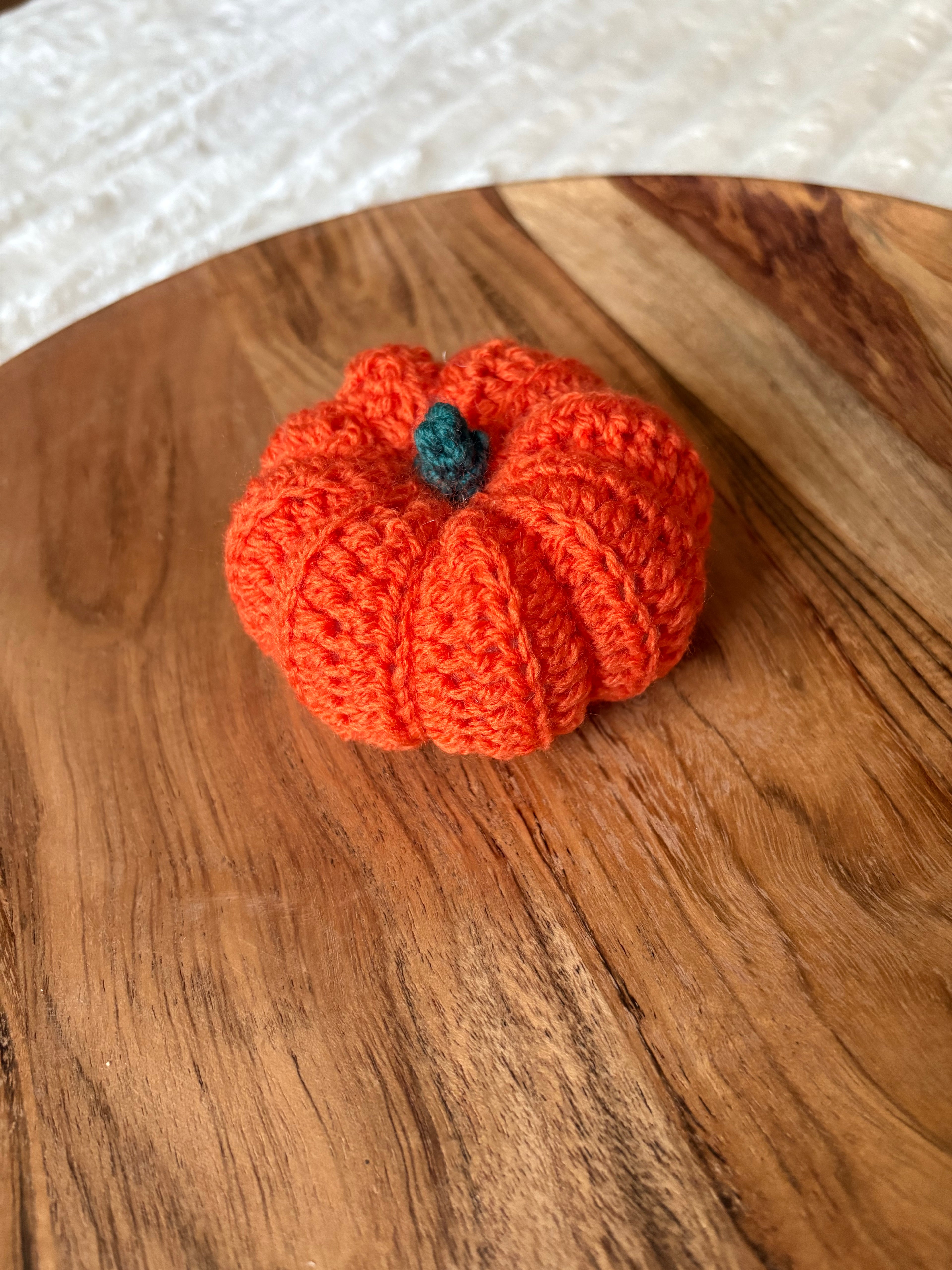 🎃 Citrouille décorative au crochet - Fait Main