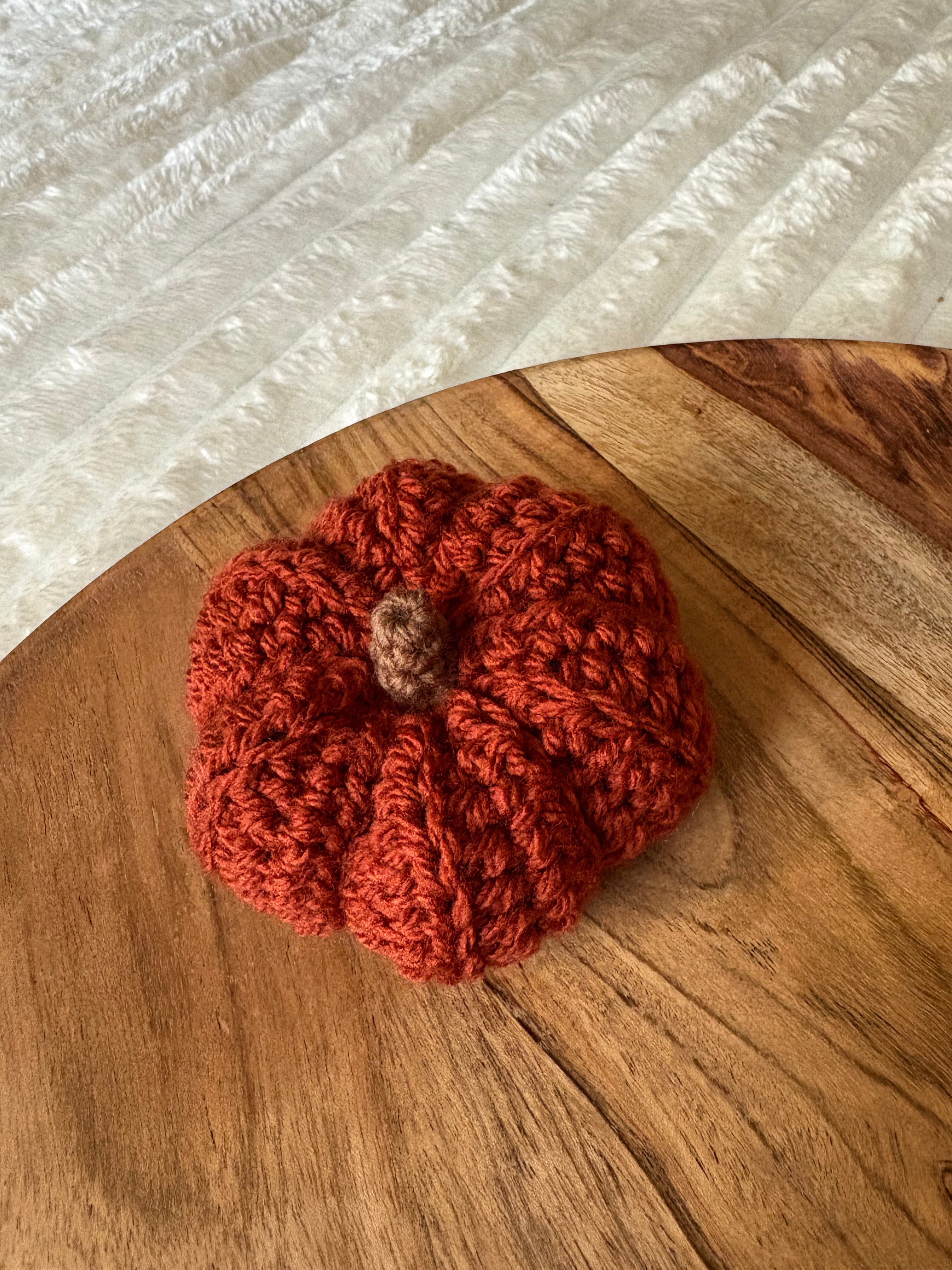 🎃 Citrouille décorative au crochet - Fait Main