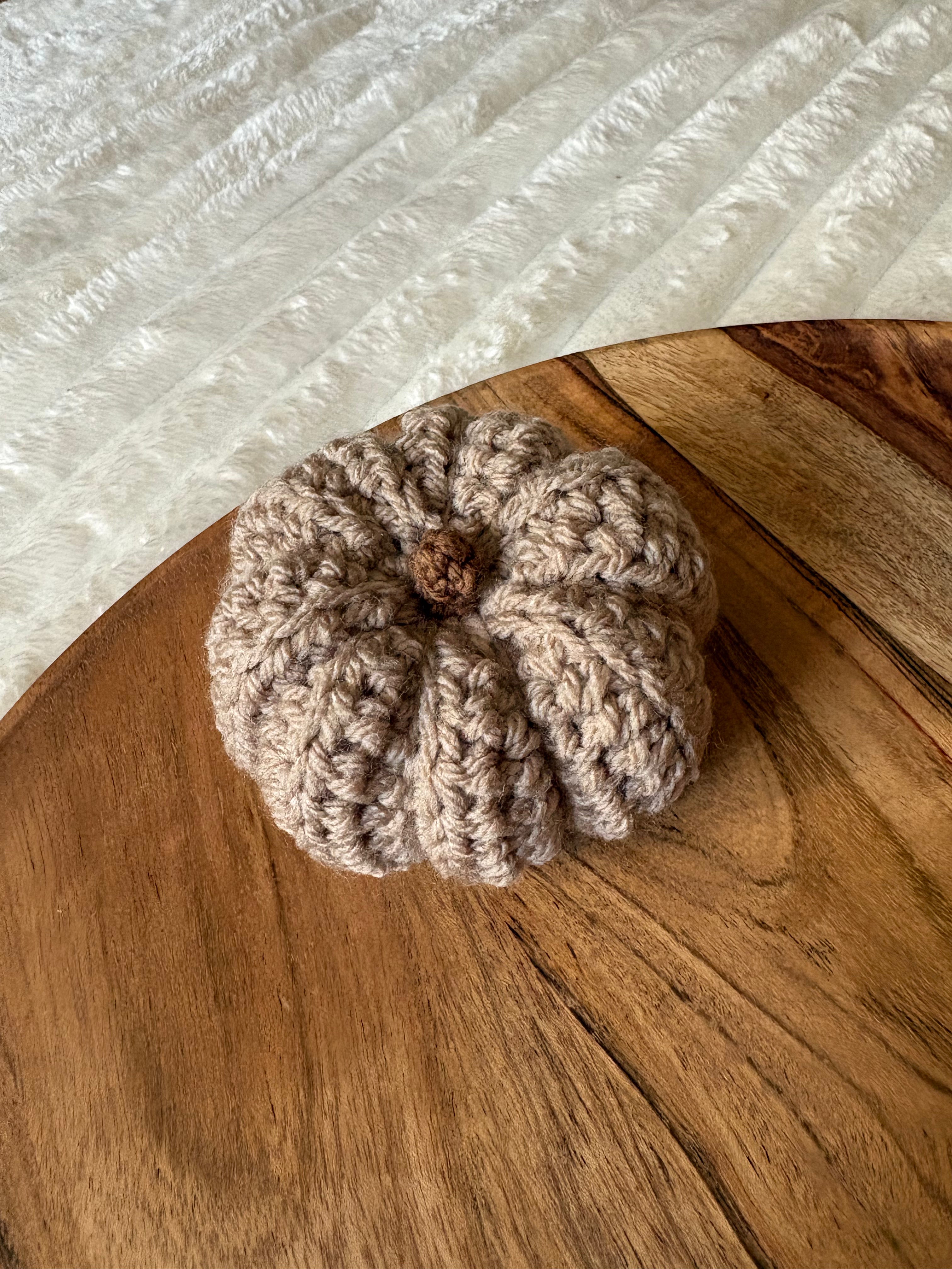 🎃 Citrouille décorative au crochet - Fait Main