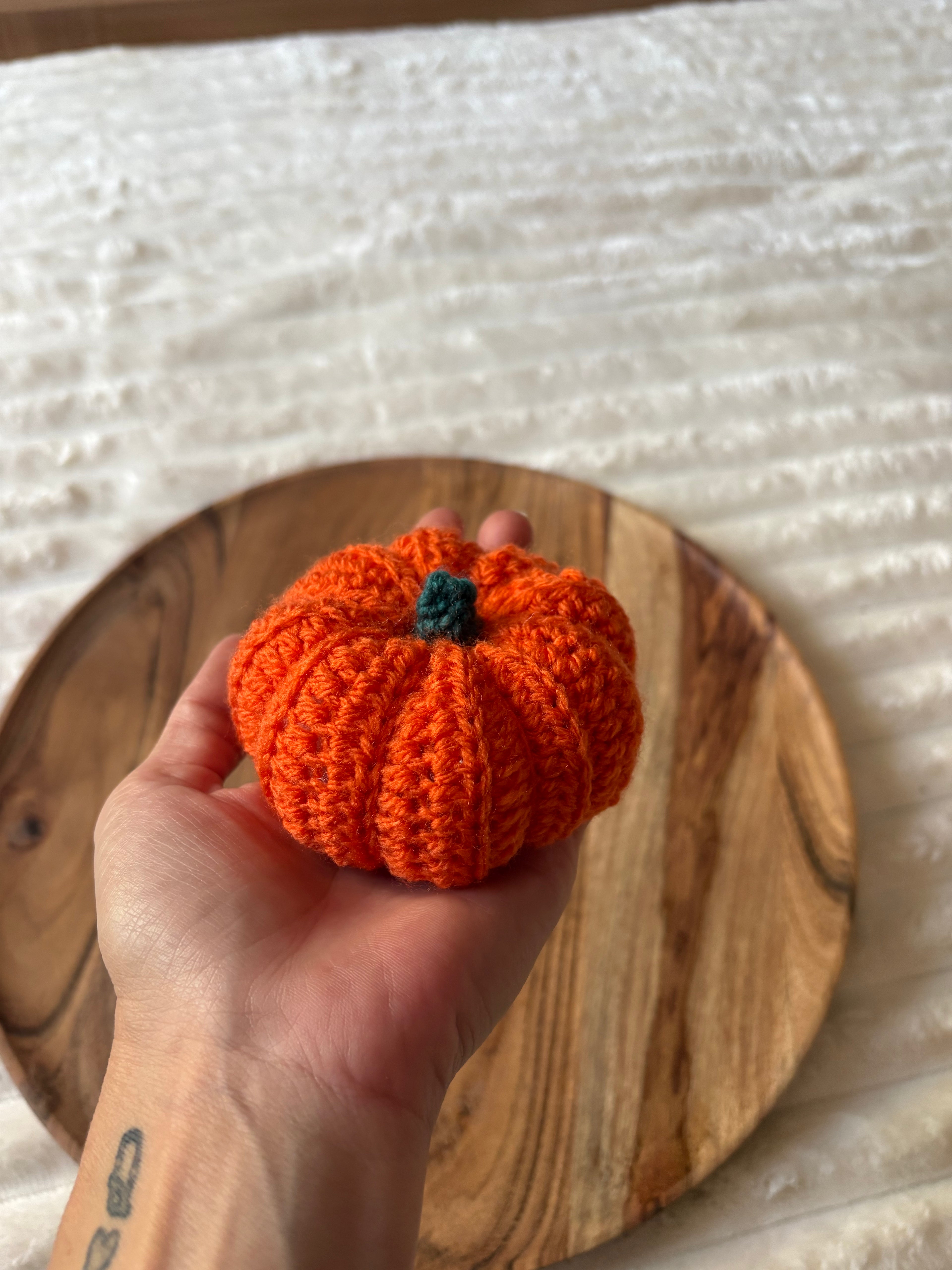 🎃 Citrouille décorative au crochet - Fait Main
